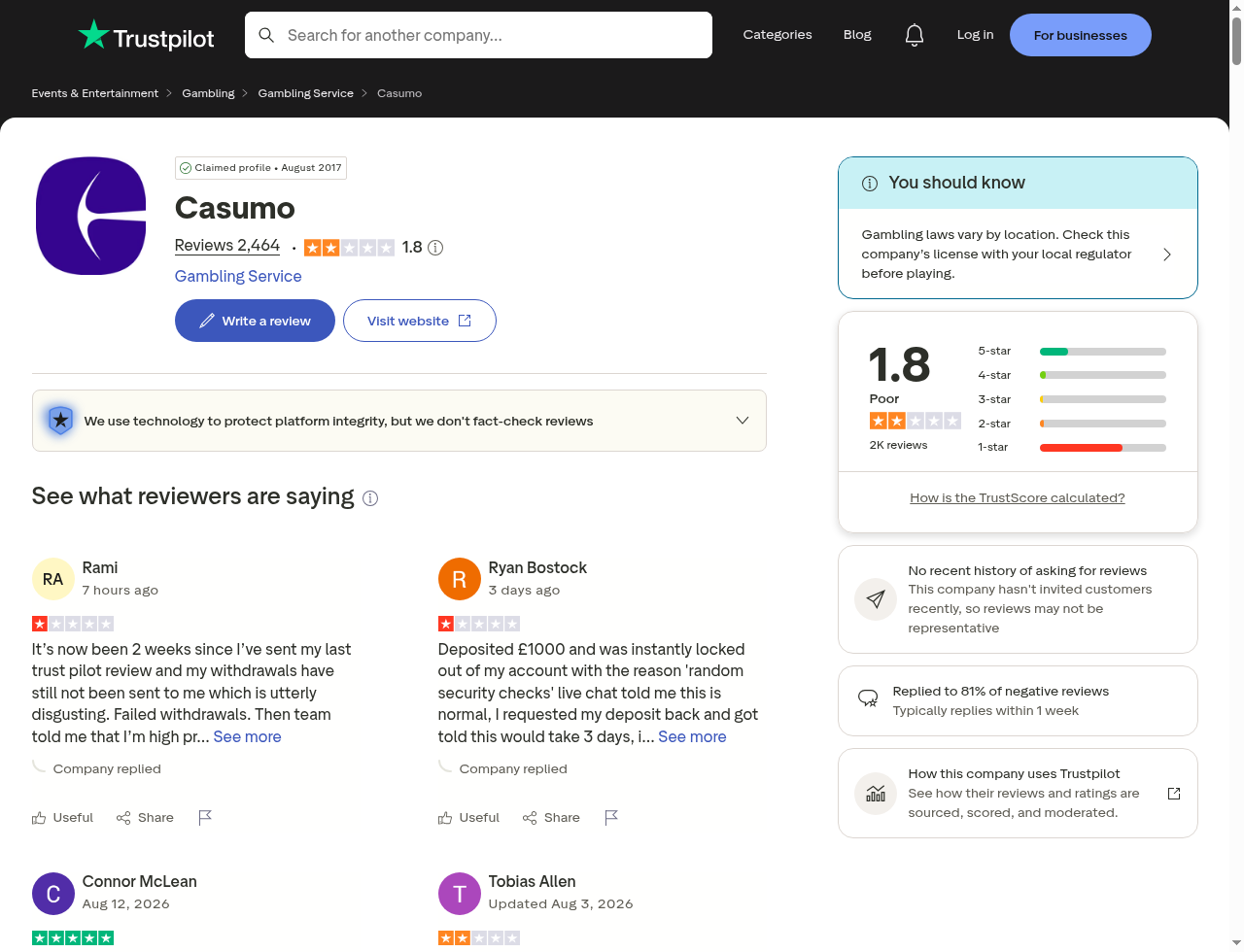 Varðveitt heimildamynd fyrir Casumo